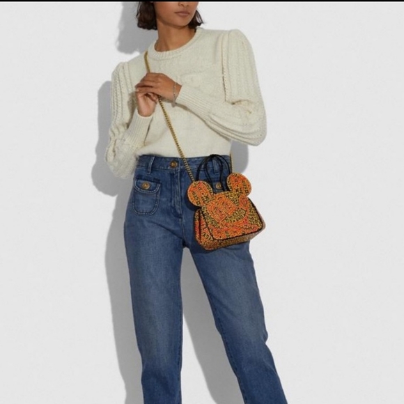 Coach Disney Mickey Mouse Keith Hearing kisslock - Picture 7 of 12